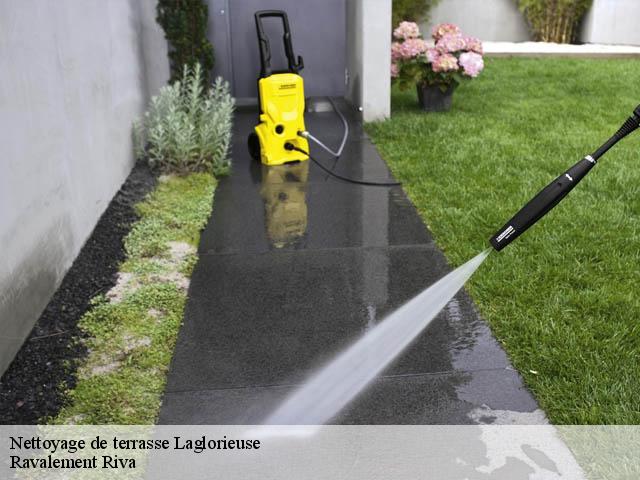 Nettoyage de terrasse  laglorieuse-40090 Ravalement Riva