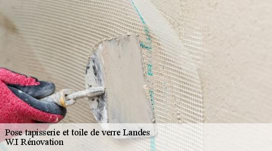 Pose tapisserie et toile de verre 40 Landes  LMR Peinture