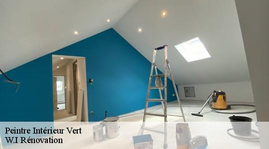 Peintre Intérieur  vert-40420 W.I Rénovation
