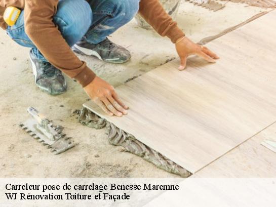 Carreleur pose de carrelage  40230