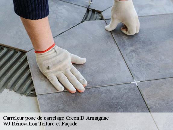 Carreleur pose de carrelage creon-d-armagnac-40240 WJ Rénovation Toiture et Façade
