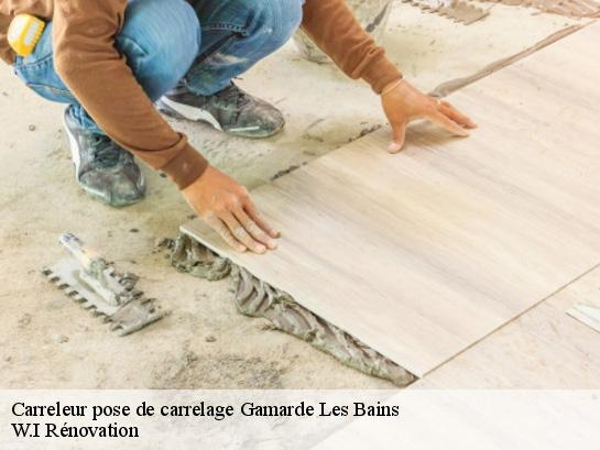 Carreleur pose de carrelage  40380