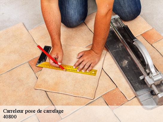 Carreleur pose de carrelage 40800