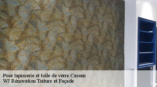 Pose tapisserie et toile de verre  cassen-40380 WJ Rénovation Toiture et Façade