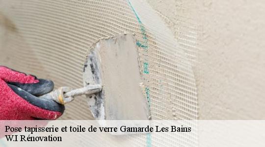 Pose tapisserie et toile de verre  gamarde-les-bains-40380 LMR Peinture