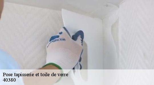 Pose tapisserie et toile de verre  40380