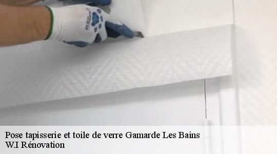 Pose tapisserie et toile de verre  40380