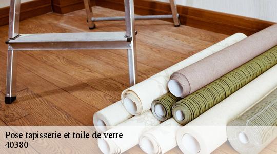 Pose tapisserie et toile de verre  40380