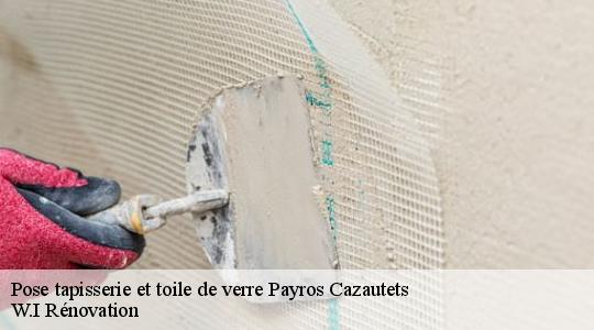 Pose tapisserie et toile de verre  payros-cazautets-40320 LMR Peinture