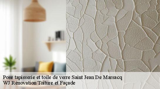 Pose tapisserie et toile de verre  40230