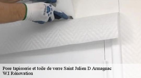 Pose tapisserie et toile de verre  40240