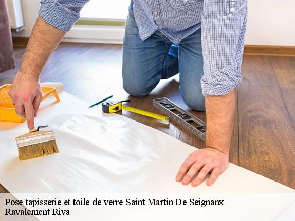 Pose tapisserie et toile de verre  saint-martin-de-seignanx-40390 Ravalement Riva