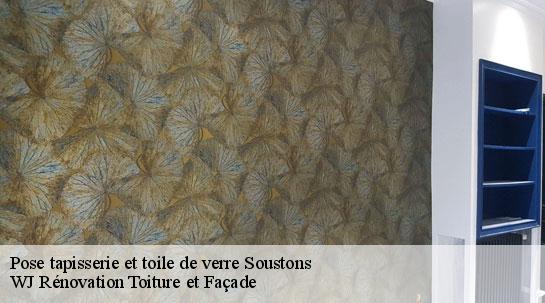 Pose tapisserie et toile de verre  soustons-40140 WJ Rénovation Toiture et Façade