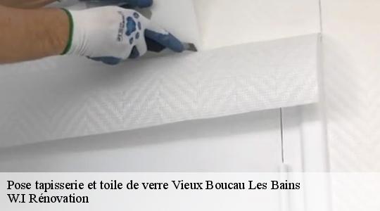 Pose tapisserie et toile de verre  40480