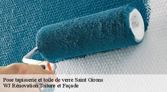 Pose tapisserie et toile de verre  40560