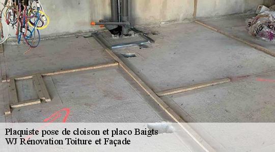 Plaquiste pose de cloison et placo 40380