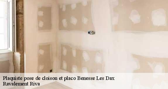 Plaquiste pose de cloison et placo  benesse-les-dax-40180 Ravalement Riva
