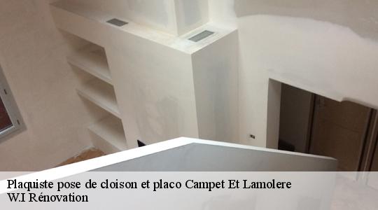 Plaquiste pose de cloison et placo  campet-et-lamolere-40090 W.I Rénovation