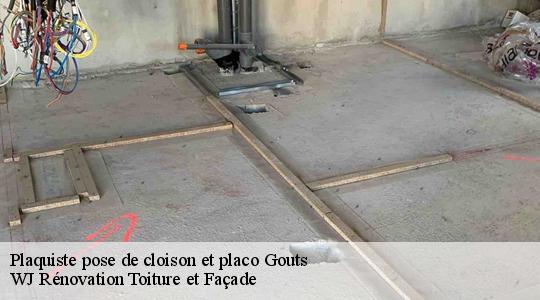 Plaquiste pose de cloison et placo  40400