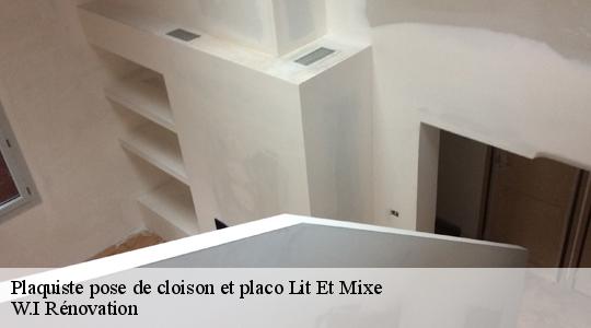 Plaquiste pose de cloison et placo  lit-et-mixe-40170 LMR Peinture