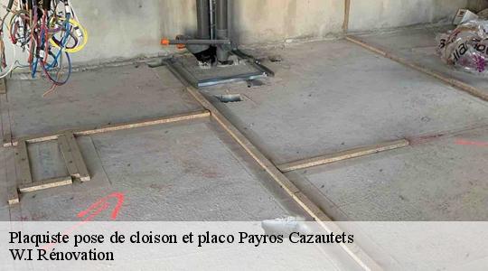 Plaquiste pose de cloison et placo  40320