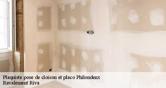 Plaquiste pose de cloison et placo  philondenx-40320 Ravalement Riva