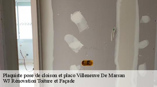 Plaquiste pose de cloison et placo 40190