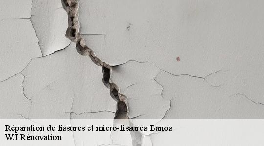 Réparation de fissures et micro-fissures  banos-40500 W.I Rénovation