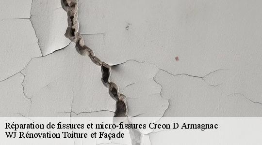 Réparation de fissures et micro-fissures  creon-d-armagnac-40240 WJ Rénovation Toiture et Façade