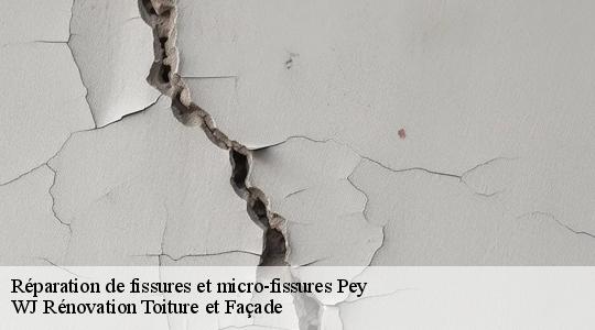 Réparation de fissures et micro-fissures  pey-40300 WJ Rénovation Toiture et Façade
