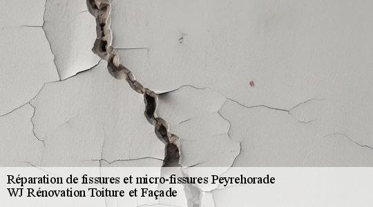 Réparation de fissures et micro-fissures peyrehorade-40300 WJ Rénovation Toiture et Façade
