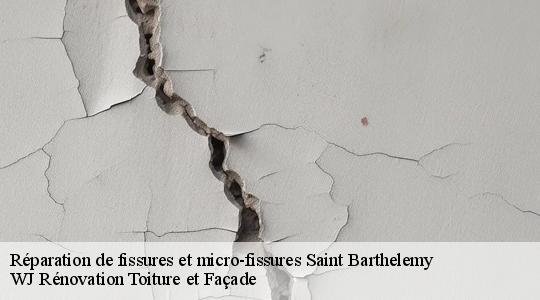 Réparation de fissures et micro-fissures  saint-barthelemy-40390 WJ Rénovation Toiture et Façade