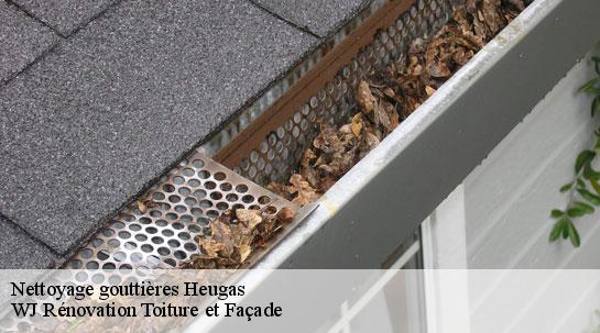Nettoyage gouttières  heugas-40180 WJ Rénovation Toiture et Façade