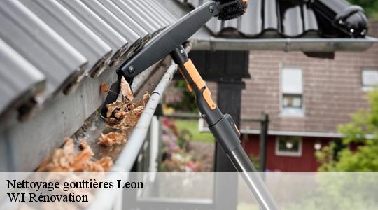 Nettoyage gouttières  leon-40550 W.I Rénovation