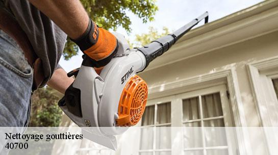 Nettoyage gouttières 40700