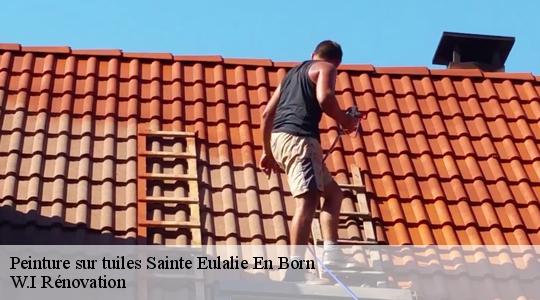 Peinture sur tuiles  40200