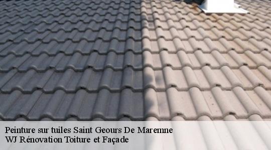 Peinture sur tuiles  40230