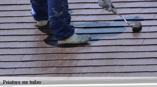 Peinture sur tuiles  40320