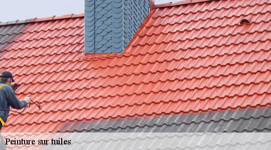 Peinture sur tuiles  40320